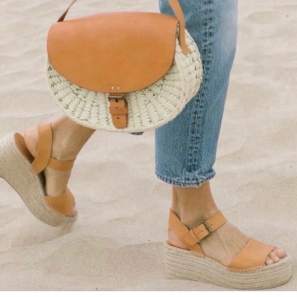 Soludos Minorca High Platform Sandal in Nude Size US 9.5 - Picture 2 of 13